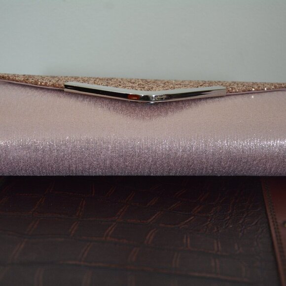 Clutch Purse Evening Bag for Women Prom Glitter Sparkling Envelope Handbag - Picture 6 of 13